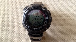 Casio Pathfinder PAW1500T review  MuddyTigerOutdoors [upl. by Vonny]