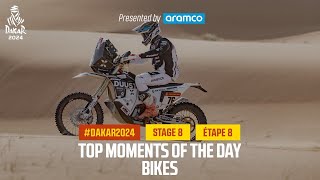 Bikes Top moments  Stage 8  Dakar2024 [upl. by Otipaga53]