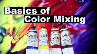 Basics of Color Mixing  Oil Painting For Beginners [upl. by Rus289]