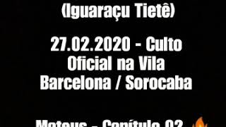 CCB Pregação 27022020  Ir Ademilson de Igaraçu Tietê 2020 [upl. by Avigdor]