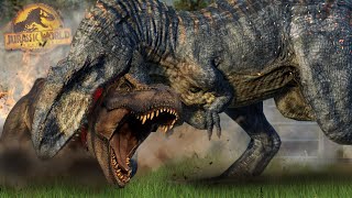 INDORAPTOR vs SCORPIOS REX vs TORO CARNOTAURUS  Jurassic World Evolution 2 [upl. by Obeng]