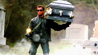 T850 with Coffin and M1919 Fight Scene  Terminator 3 Rise of the Machines Movie Scene HD [upl. by Airot]