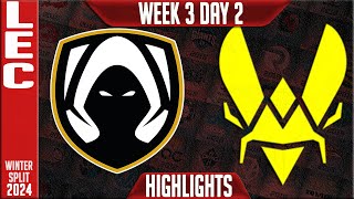 TH vs VIT Highlights  LEC Winter 2024 Week 3 Day 2  Team Heretics vs Team Vitality [upl. by Cinda]