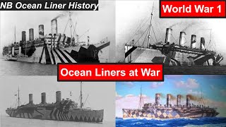 Ocean Liners at War World War 1 [upl. by Floro]