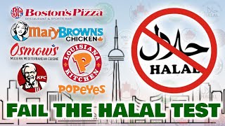 Many Canadian Restaurants Fail The Halal Test [upl. by Assirralc987]