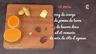 Recette  agneau au romarin et courge butternut  La Maison des Maternelles LMDM [upl. by Kcered]