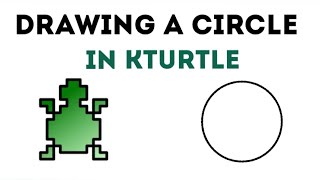 How to draw a Circle in Kturtle  Coding with Repeat Command [upl. by Kcorb]