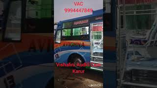 Salem town bus vishaliniaudiocarekarur2404 [upl. by Jose567]