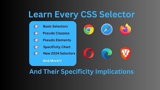 Learn Every CSS Selector amp Specificity Target Elements Like a Pro [upl. by Kamila]