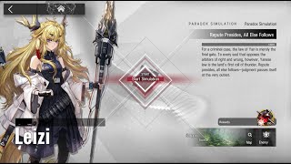 Arknights Paradox Simulation Leizi Guide [upl. by Ravens309]