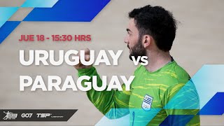 HANDBALL SCA SENIOR MASCULINO 2024  URUGUAY vs PARAGUAY [upl. by Maleen]