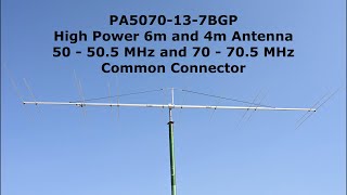 6m and 4m DualBand Ham Radio Antenna PA5070137BGP [upl. by Ado]