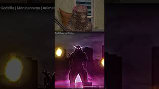 EVOLVED GODZILLA GOT AURA godzillareaction godzilla [upl. by Lleruj95]