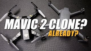 DJI Mavic 2 Clone  VISUO XS809H  FULL REVIEW [upl. by Anirret643]