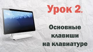 2 Основные клавиши на клавиатуре  PCprostoTV [upl. by Ahsilif]