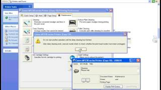 canon printhead cleaning canon mp237 mp230 printer deep cleaning [upl. by Letney]
