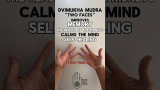 Dvimukha Yoga Mudra  Benefits  quotTwo Facesquot  Hand Gesture [upl. by Gronseth]