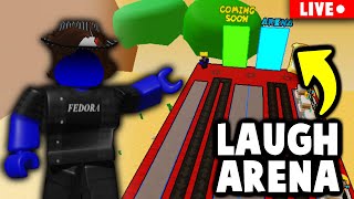 🔴 LIVE  Developing LAUGH ARENA In Roblox Studio [upl. by Brieta]