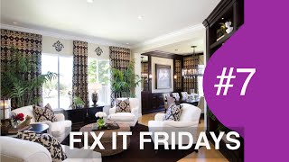 Beautiful Living Room  Interior Design  Fix It Fridays 7 [upl. by Castle]