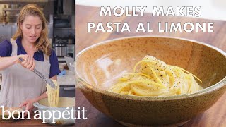 Molly Makes Pasta al Limone  From the Test Kitchen  Bon Appétit [upl. by Teri]