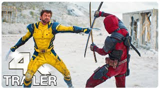 DEADPOOL amp WOLVERINE quotDeadpool Vs Wolverine Fight Scenequot  5 Minute Trailers 4K ULTRA HD NEW 2024 [upl. by Eintruoc]