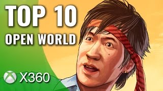 Top 10 Open World Games for Xbox 360 [upl. by Aikas]