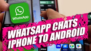 Transfer WhatsApp chats from iPhone to Android [upl. by Anawahs]