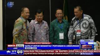 Wapres JK Saksikan Peluncuran Satelit Lapan [upl. by Xineohp]