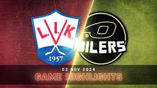 Lillehammer 5  2 Stavanger Oilers  Høydepunkter [upl. by Aneret]