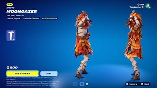 Fortnite Item Shop Oct 21 NEW Moongazer Emote [upl. by Epillihp966]