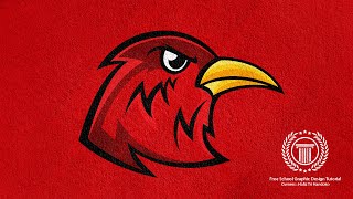 Eagle ESports Logo Tutorial  Adobe Illustrator  Sport Team Logo Design  Animal Bird Logo [upl. by Casavant]