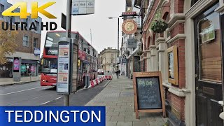 Teddington 4K  Richmond upon Thames  LONDON  WALK  UK 🇬🇧 [upl. by Ormiston]