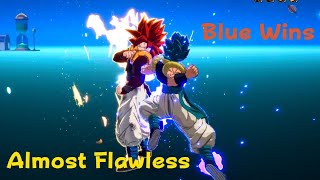 Gogeta Blue vs Gogeta SS4 casi flawless  Sparking Zero online [upl. by Nosam726]