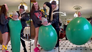 Son Turns his Dad Into a Big Balloon [upl. by Kelcy648]