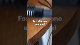 Fosi V3 Monos improved upgrades no heat no feedback amp one brick 48v 10amp [upl. by Imelda]