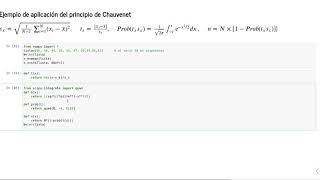 Ejemplo de aplicación del criterio de Chauvenet resuelto en Python [upl. by Arinay]