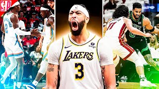 ¡LOS LAKERS SOBREVIVEN ¡PALIZAS DE BOSTON OKC Y ORLANDO [upl. by Shandee]