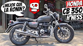 Honda CB350 Hness ¿Mejor que la TVS Ronin  Alets Go [upl. by Tedda]