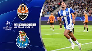 Shakhtar Donetsk vs Porto Extended Highlights  UCL Group Stage MD 1  CBS Sports Golazo [upl. by Ydrah]