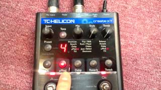 TCHELICON CREATEXT Preset 110 test [upl. by Nesilla]