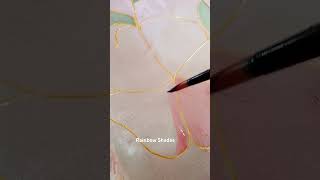 Silk paint✨ tutorial latest [upl. by Bowie215]