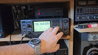 working w icom ic746pro on 2m ssb and fm ham radio [upl. by Moss]