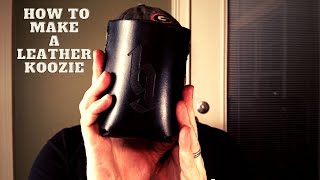 How to make a leather can holder [upl. by Narba406]