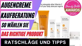 Augencreme Vergleich Die besten AntiAging Augencremes im Test So wählen Sie das richtige Produkt [upl. by Aizahs680]