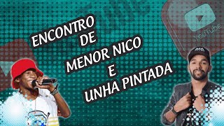 O ENCONTRO DE MENOR NICO amp UNHA PINTADA [upl. by Nelrsa609]