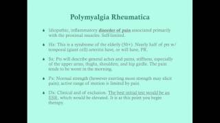 Polymyalgia Rheumatica  CRASH Medical Review Series [upl. by Aurel]