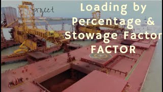 How to compute cargoes on each holds by Percentage and Stowage Factor [upl. by Bendicta]