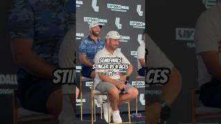 LIV GOLF SEMIFINAL STINGER Vs 4 ACES 😳🇿🇦🇺🇸 golf golfswing louisoosthuizen dustinjohnson [upl. by Crofton]