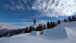 Pizol Freeridepark Schanzen [upl. by Vanhook586]