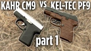 KelTec PF9 vs Kahr CM9 Part 1 Average Accuracy [upl. by Oletta804]